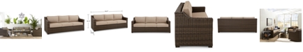 Furniture Camden Wicker Outdoor Sofa, Created for Macy's